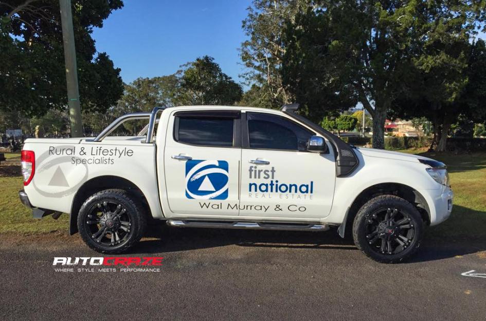 FORD RANGER MONSTER XD 2 MATTE BLACK